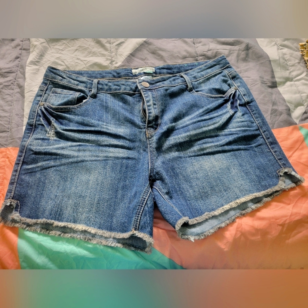 Denim shorts